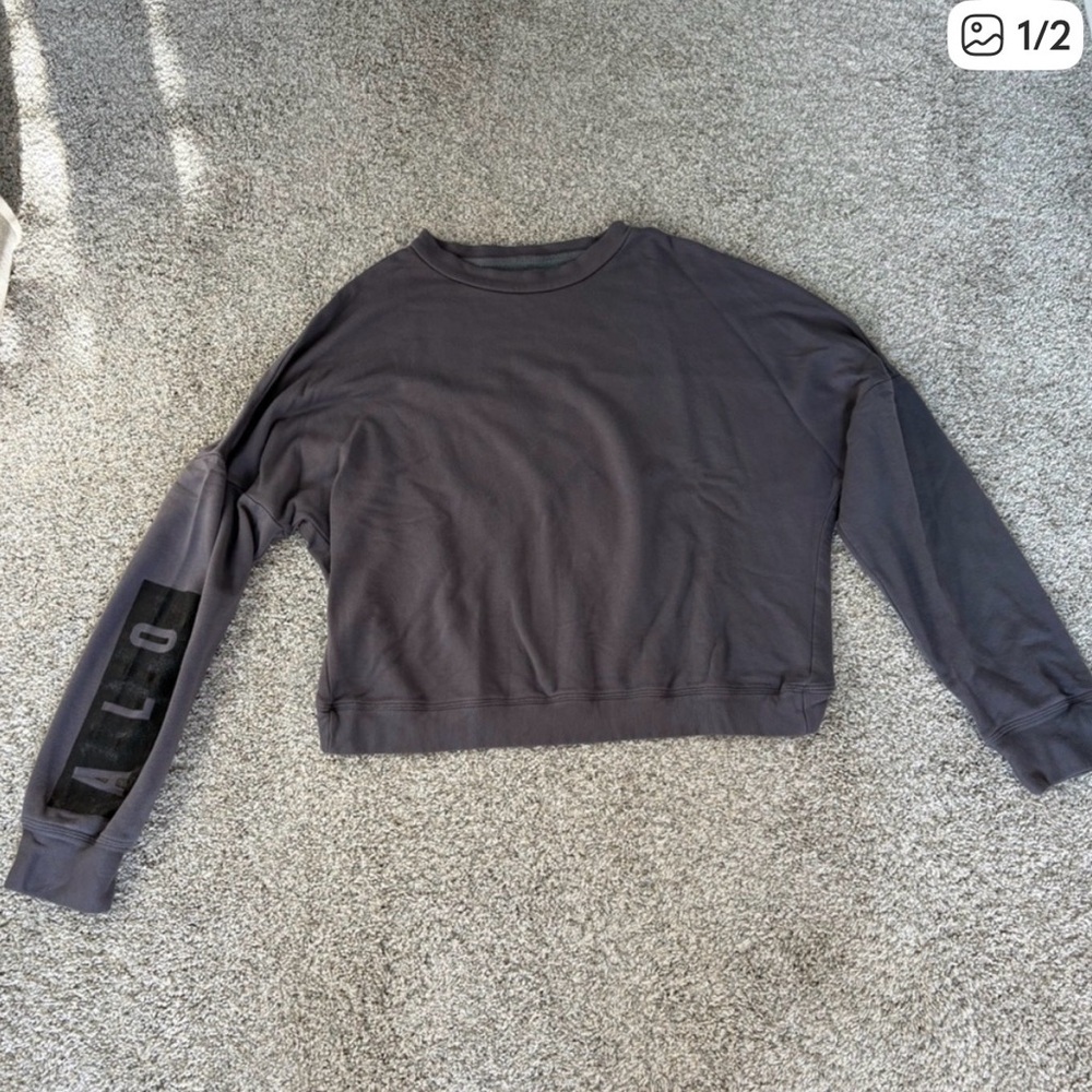 ALO Yoga Gray Sweatshirt
